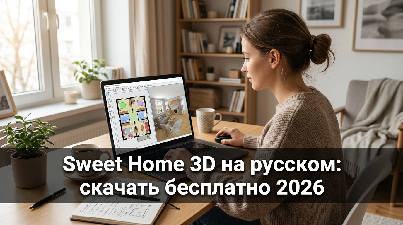 Sweet Home 3D на русском: скачать бесплатно 2026