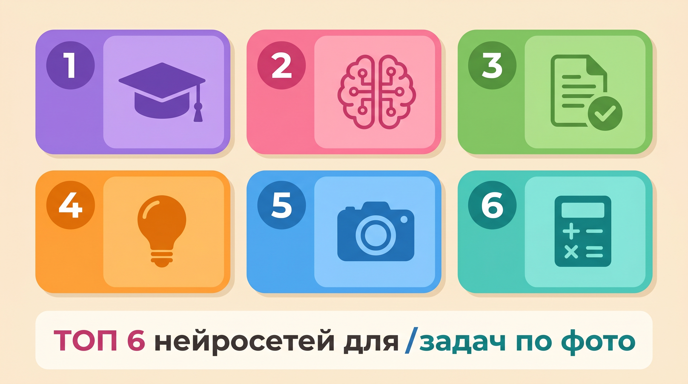 Топ-6 нейросетей для решения задач по фото 2026