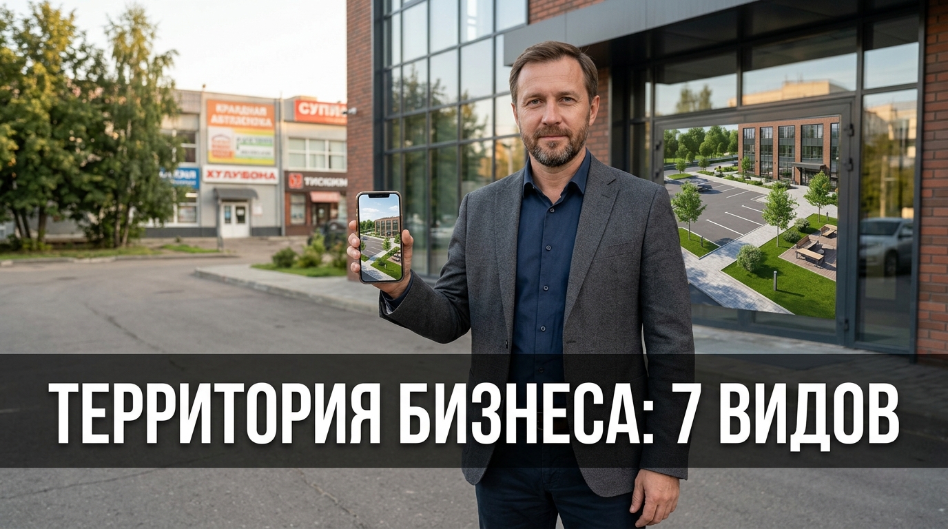Благоустройство у бизнеса: примерил 7 территорий — офис, автосалон, ТЦ