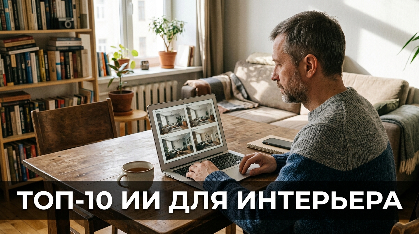 Лучшие нейросети для дизайна интерьера: перебрал топ-10