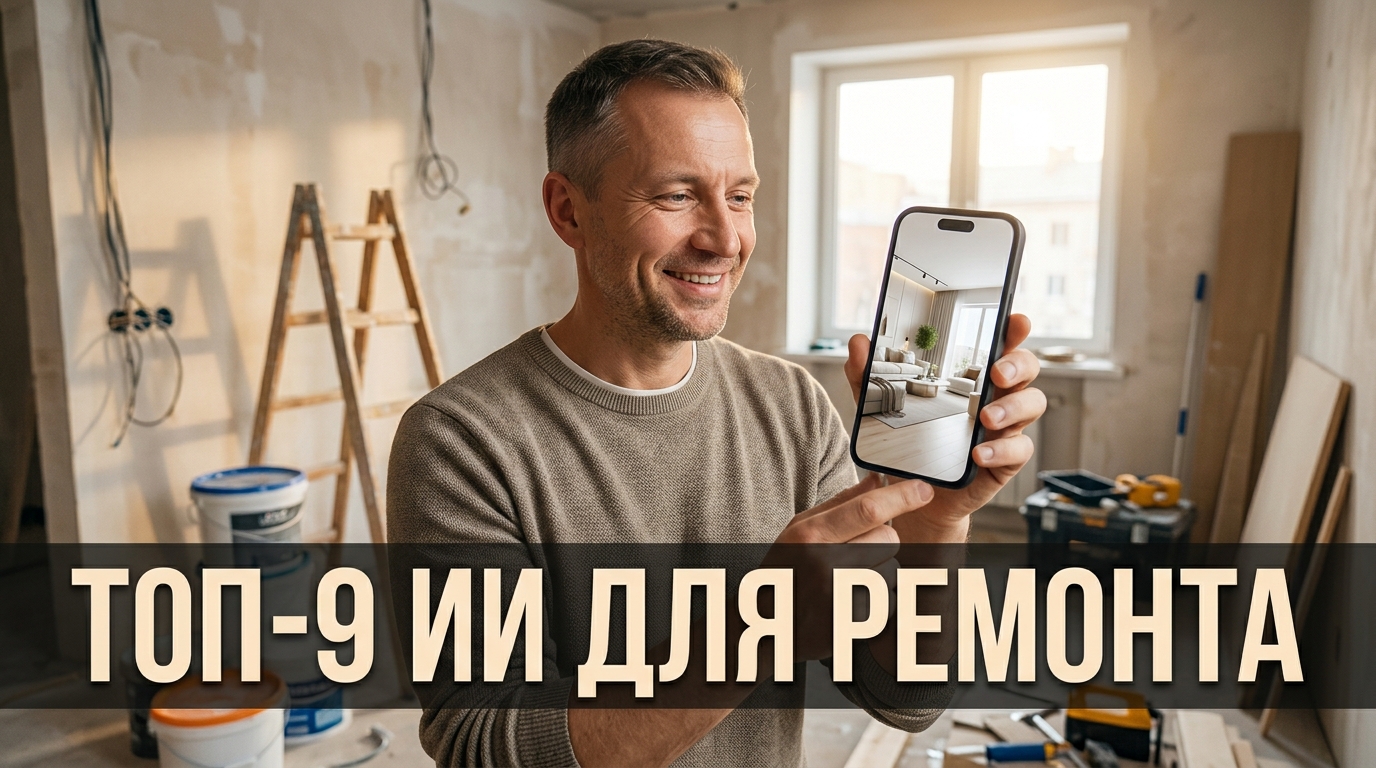 Лучшие нейросети для ремонта квартиры: топ-9, что реально помогают