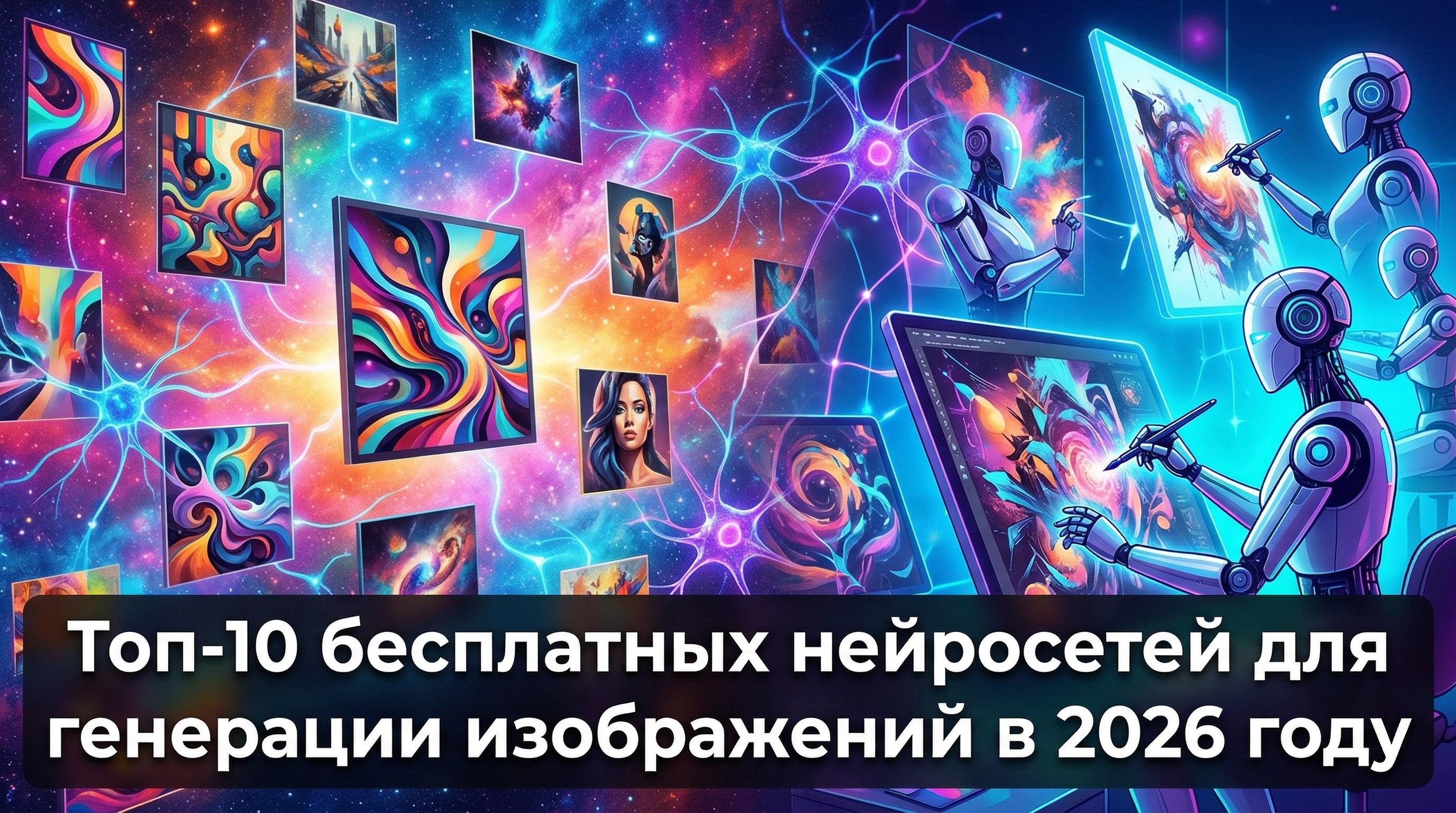 Топ-10 бесплатных нейросетей для генерации изображений в 2026 году — обзор лучших AI-генераторов картинок