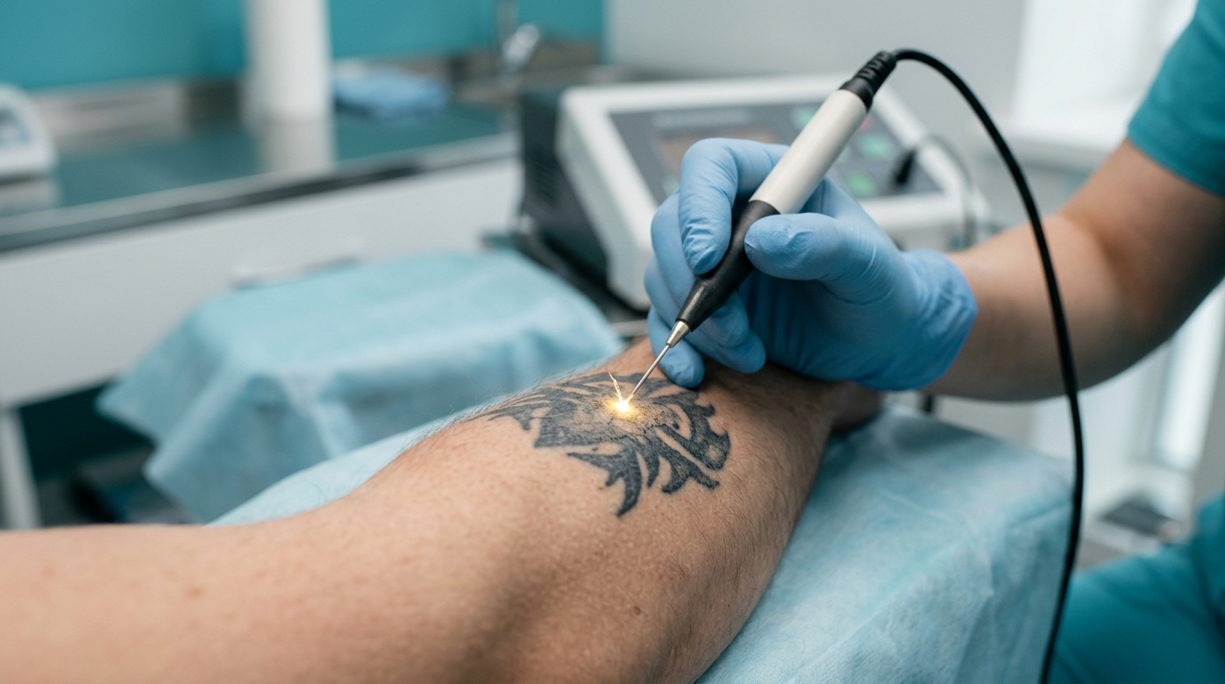 Электрокоагуляция — удаление татуировки электрическим током