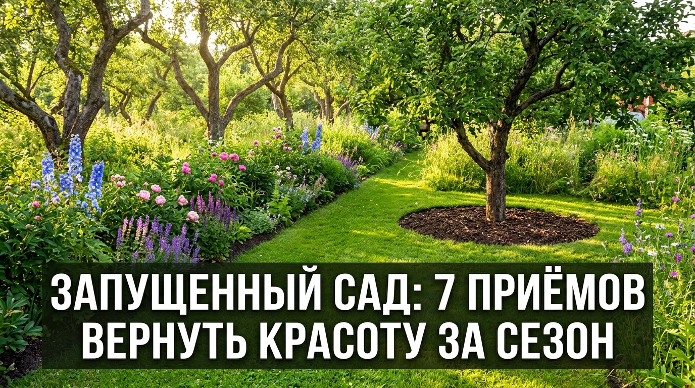 Запущенный сад: 7 приёмов вернуть красоту за сезон
