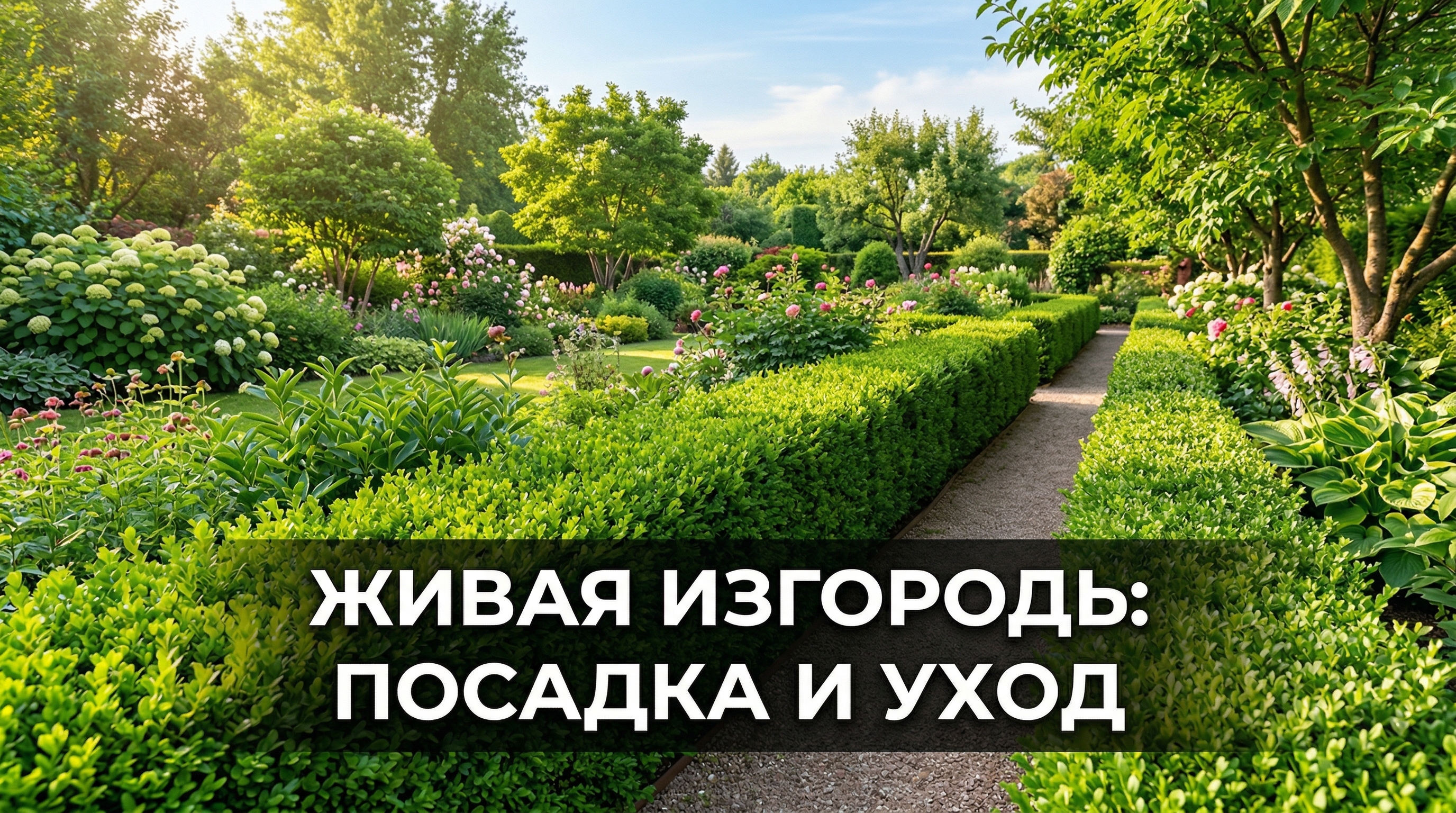 Живая изгородь: виды растений, посадка и формирование — блог RoomGPT